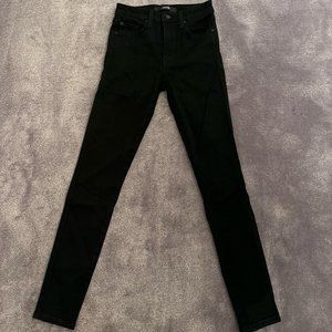 Joe's Jeans Black Skinny High Rise Jean